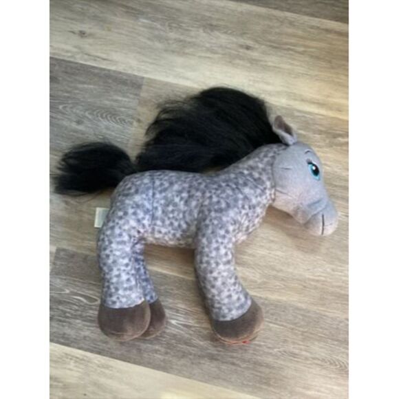 Build A Bear Gray Spotted Pony Appaloosa Horse 16" Stuffed Animal Plush - Picture 1 of 5
